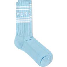 Versace Socken Versace Blue Athletic Socks 2VB20-SkyBlue White