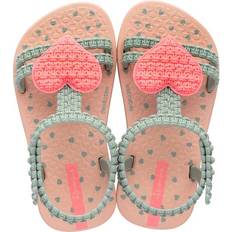 22½ Flip-flops Barnskor Ipanema Jungen Mädchen My First Baby, BEIGE/Green/PINK, 22.5