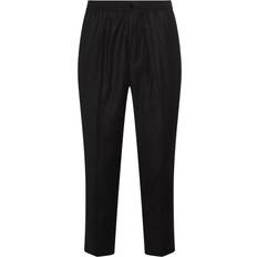 Ami Paris Trousers Ami Paris Gray Drawstring Trousers GREY IVORY/0552