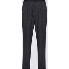 Seda Pantalones Tom Ford Black Pleat Pants BLACK WAIST