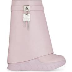 Givenchy Stivaletti alla Caviglia Givenchy Stiefel Shark Lock aus Leder Pink