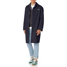 Lacoste XL Coats Lacoste Men's Front Pocket Trench Coat, Abysm