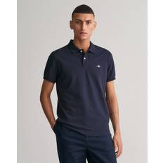 Gant Herre Slim fit Shield Piqué poloskjorte Blå