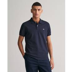 Gant Men Slim Fit Shield Piqué Polo Shirt Blue