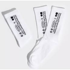 Tennis Sokker Woodbird Tennis Tech Socks White