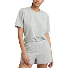 Polo Ralph Lauren Vrouw Polo's Polo Ralph Lauren Short Sleeve Shirt And Short Set - Grijs