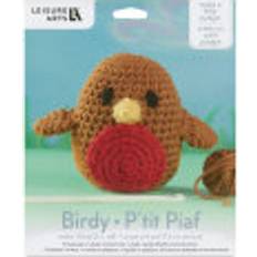 Needlework Kits Leisure Arts Pudgies Animals Crochet Kit Birdy 3"