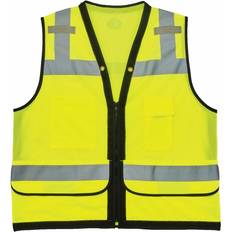 Work Vests Ergodyne GloWearÂ 8253HDZ Type R Class Heavy-Duty Mesh Surveyors Vest Lime