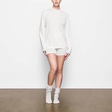 Skiing - Women Tops SKIMS Marble Boyfriend Oversized Stretch Jersey T-shirt - Marble
