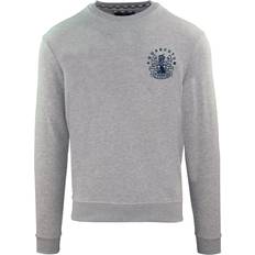 Aquascutum Jumpers Aquascutum Aldis Chest Logo Grey Sweatshirt