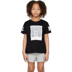 NZKidzzz Kids Black Printed T-Shirt Black 12Y