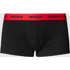 HUGO Boss Boxershorts Trunk Lavtaljet 3-pak - Black/Red