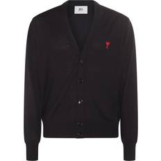 Ami Paris Men Cardigans Ami Paris Navy de Cœur Cardigan NIGHT BLUE.430