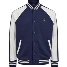 Polo Ralph Lauren Jacken Polo Ralph Lauren BOMBERJKTM10-LONG SLEEVE-SWEATSHIRT men College Jackets blue white in Größe:XXL