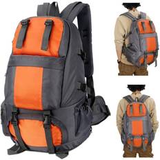 Greenzech Orange 50L Hiking Backpack Waterproof Outdoor Sport Travel Daypack Bag