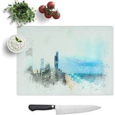 Gold Chopping Boards East Urban Home Skyline The Clouds Chopping Board