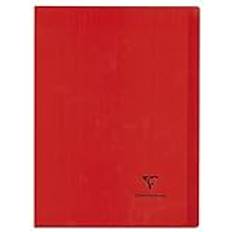 Clairefontaine 981414c Polypropylène Transparent 24 x 32 96 Pages Séyès Couverture Rouge