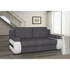 Mehrfarbig - Schwarz Sofas JVMoebel couch polster 3 Sofa 3-Sitzer