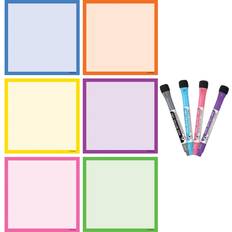 Teacher Created Resources Colorful Dry-Erase Magnetic Square Notes