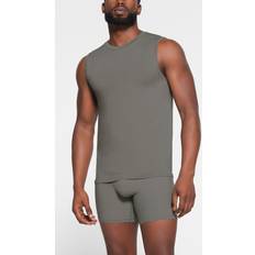 5XL Tank Tops SKIMS Mens Muscle Tank Top Grey Sport