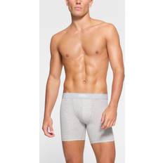 5XL Men's Underwear SKIMS Mens 5 Boxer Brief Cotton - Light Heather Grey