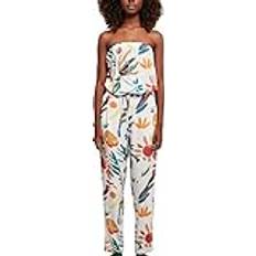 Orange Jumpsuits & Overalls Urban Classics Viscose Bandeau Jumpsuit T-Shirt - Whitesandfruity