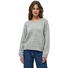 Minus Damen Kestine Strickpullover Grau