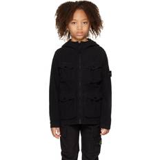 Lyocell Outerwear Stone Island Stone Island Junior Kids Black Q0401 Jacket V0029 BLACK 10Y