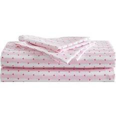 Betsey Johnson Twin Sheets Soft Lightweight Bedding Fade Wrinkle Resistant Bed Sheet Pink