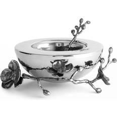 Michael Aram Orchid Caviar Dish Spoon Black Decorative Item