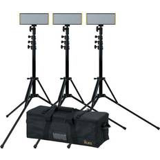 Studio Lighting Ikan Onyx Half x 1 Bi-Color 3-Point LED Light Kit, Graphite