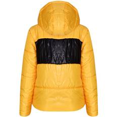 Yellow Jackets A2Z Kids 13 Years Kids Girls Boys Mustard Contrast Panel Jackets Hooded Padded Warm Coats 5-13 Yr Yellow 13-14yrs