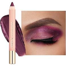 Purple Eyeshadows Oulac Waterproof Eye Pencil Glitter- Highly Pigmented Eyeshadow Stick Smooth and Long Lasting, Shimmering Glitter Finish, Blendable Eyes Mak