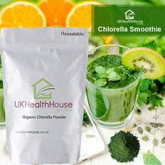 UKHealthhouse Chlorella Powder Rich Vitamins, High Proteins, Green Superfood Chlorella Powder Rich