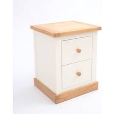 Plywoods Bedside Tables Brambly Cottage Solid Off White Bedside Table 40x45cm