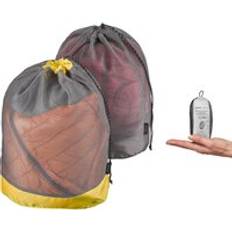 Decathlon Ventilated Hiking Storage Bags X2 Orange One Size
