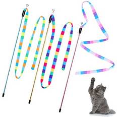 Lily's kitchen Cats Pets Lily's kitchen 3Pcs Interactive Cat Rainbow Wand Toys for
