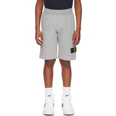 Stone Island Trousers Children's Clothing Stone Island Stone Island Junior Kids Gray Patch Shorts V0M64 MELANGE GREY 10Y