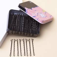 Black Hair Pins Shein 200pcs Girls Simple Daily Wavy Hair Clips