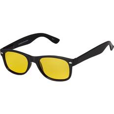 Ultra Polarized Night Driving Glasses Anti Glare Yellow Lens - Brown