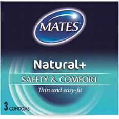 Mates Mates Natural Condoms 3 Pack