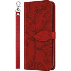 ChaoChuang Luxury PU Leather Slim Flip Stand Folio Wallet Phone Case for Apple iPhone 12 MIni