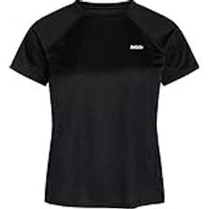 Zebdia Chest Print Sports SS Tee - Black