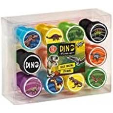 Dinosaurier Kreativa Kit 12 frimärken