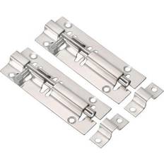 Building Materials Door Barrel Bolt Latch 4Inch, 2 Pack Security Latch Bolt Latch Lock Gate Door