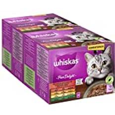 Whiskas 1+ Katzenfutter Pure Delight Klassische Auswahl Gelee, 24x85g