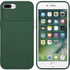 Cadorabo Bonbon Green Case for Apple iPhone 7 PLUS 7S PLUS 8 PLUS Protective Cover made of flexible TPU Etui silicone and with protection