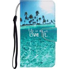 ChaoChuang Pu Leather Painted Flip Case For Samsung Galaxy A41 Book Style Phone Case For Samsung Galaxy A41 Wallet Cover