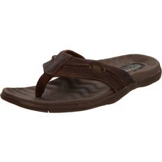 Sperry Men Flip-Flops Sperry Top-Sider Men's Double Marlin Sailboat Thong,Brown/Olive,US