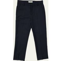 Or Pantalons GOLDEN GOOSE Pantalon Pour Garçon En Laine Bleu Foncé Kids - Blue